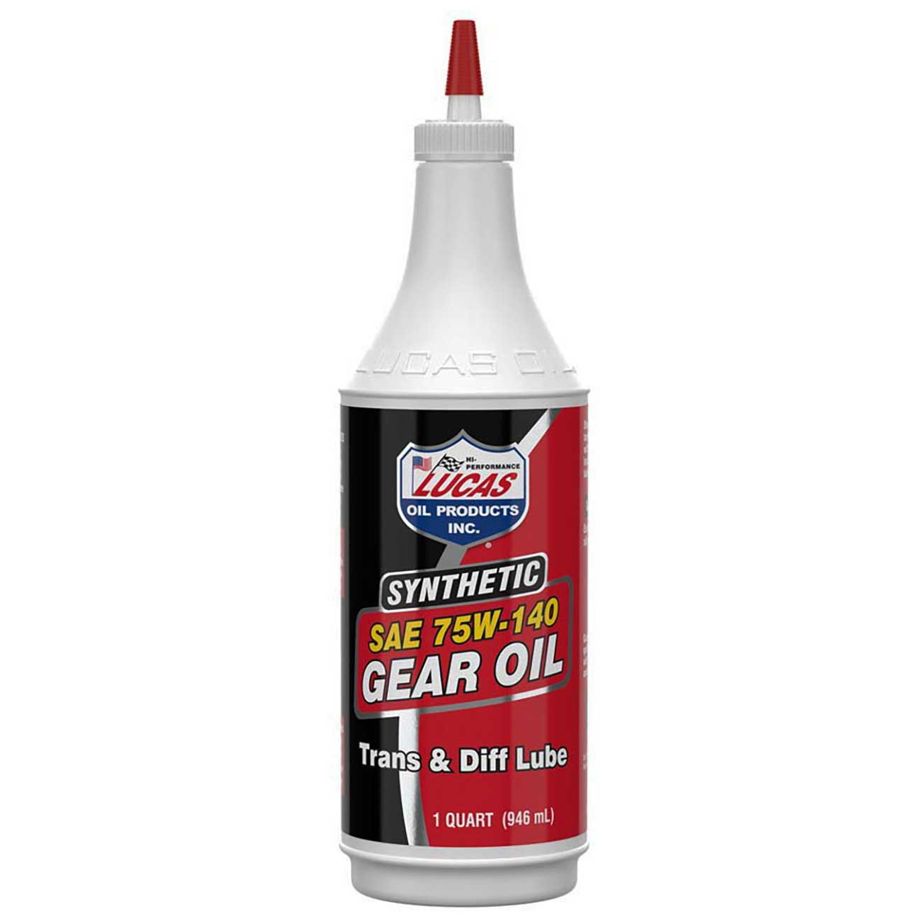Lucas Oil Synthetic SAE 75W-140 Transmission/Differential Lube - 1 Quart - Clinch River Fishing USA