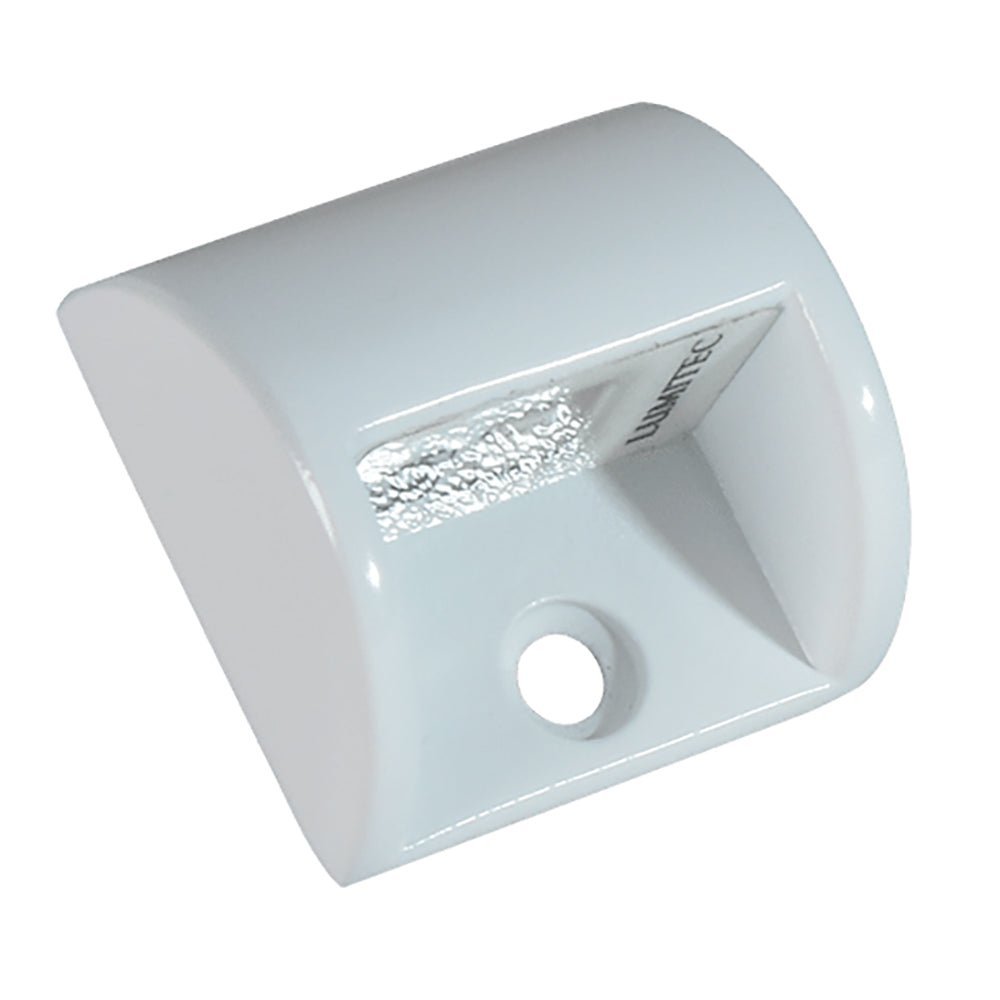 Lumitec Andros - Courtesy Light - White Powder Coat Finish - White Non-Dimming - Clinch River Fishing USA