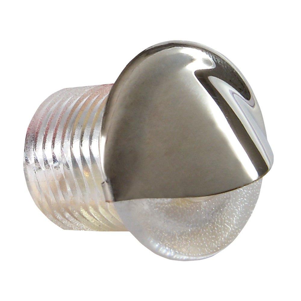 Lumitec Aruba - Courtesy Light - Polished SS Finish - White Non-Dimming - Clinch River Fishing USA