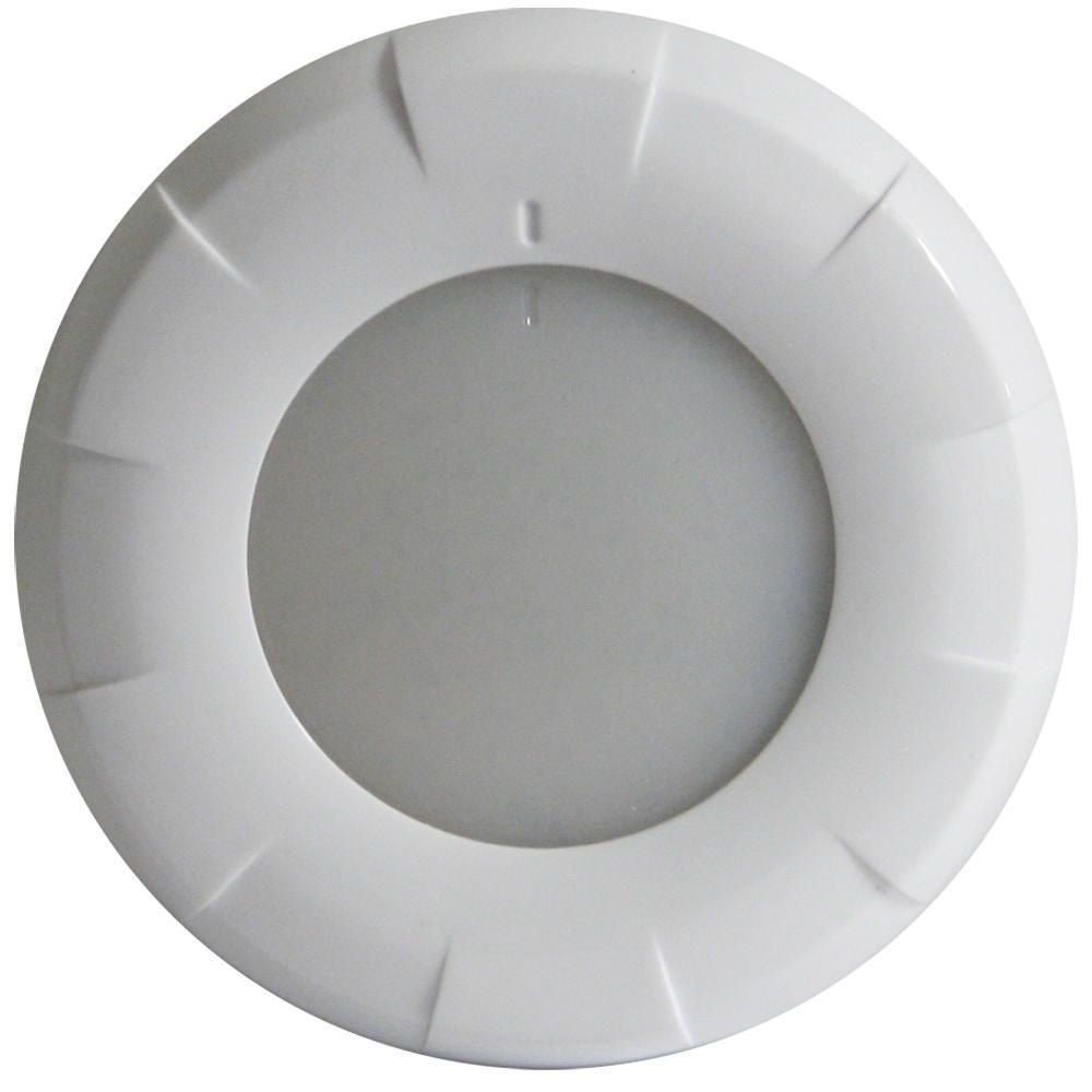 Lumitec Aurora Dome Light White/Blue LED Light White Finish 12/24v - Clinch River Fishing USA