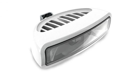 LUMITEC Caprera3 Bracket Mount LED Flood Light, White Housing, White Non Dimming Light | 101713 - Clinch River Fishing USA
