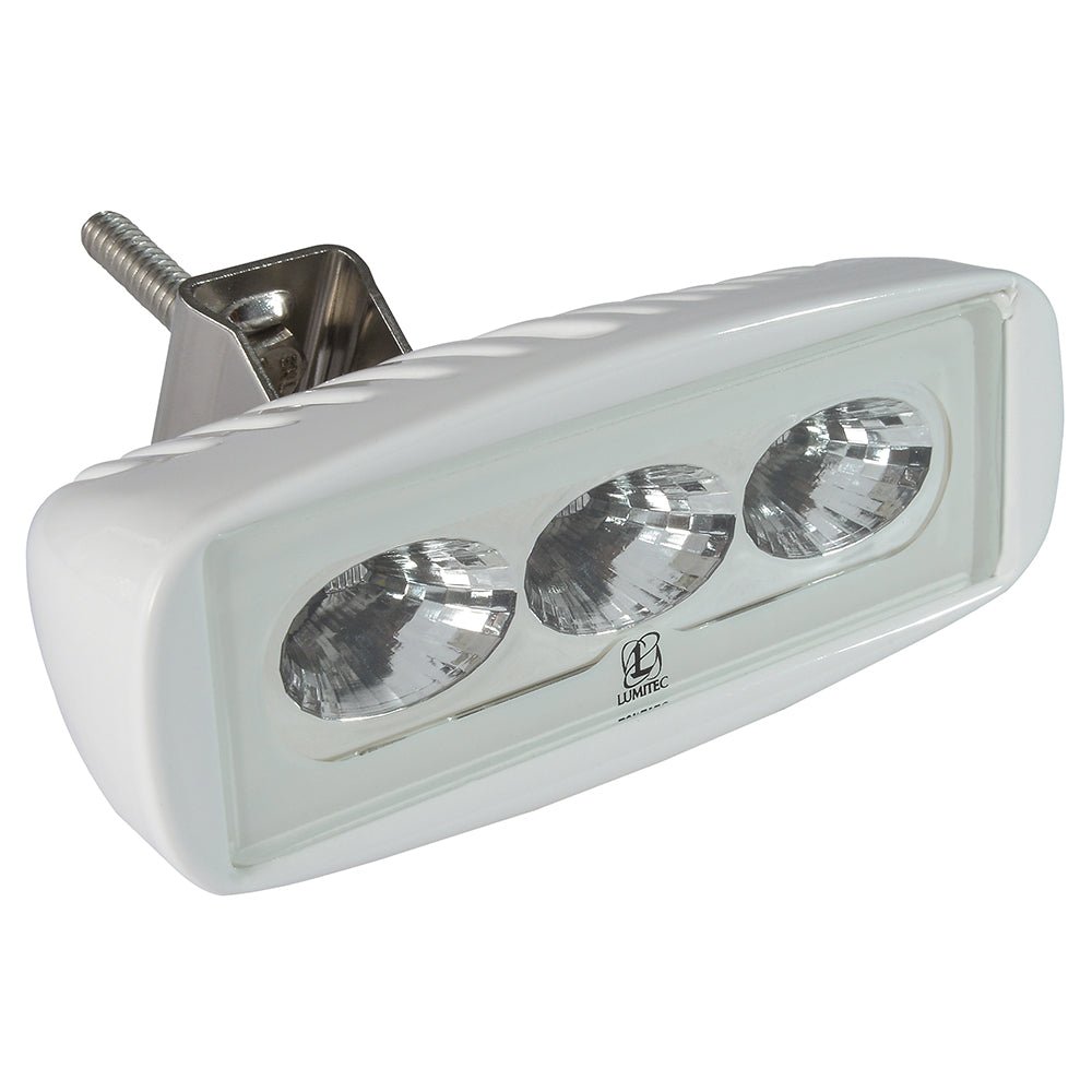 Lumitec CapreraLT - LED Flood Light - White Finish - White Non - Dimming - Clinch River Fishing USA