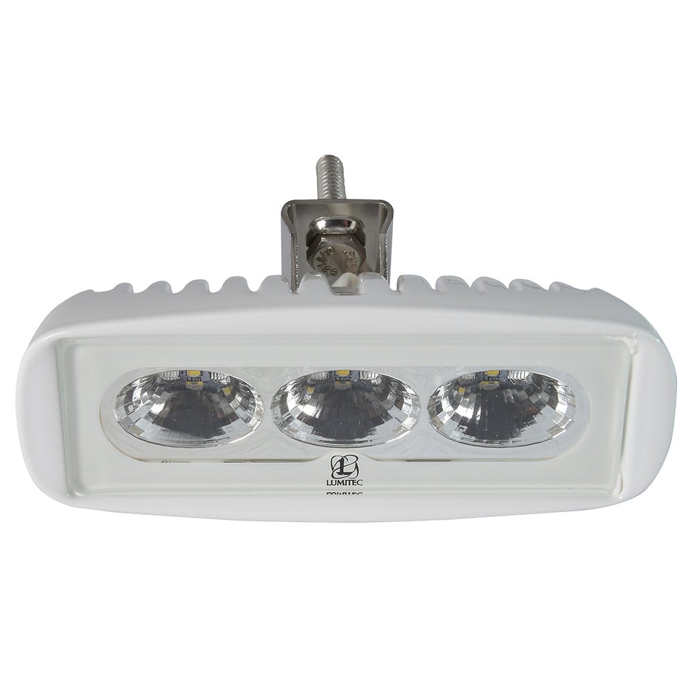 Lumitec CapreraLT - LED Flood Light - White Finish - White Non - Dimming - Clinch River Fishing USA