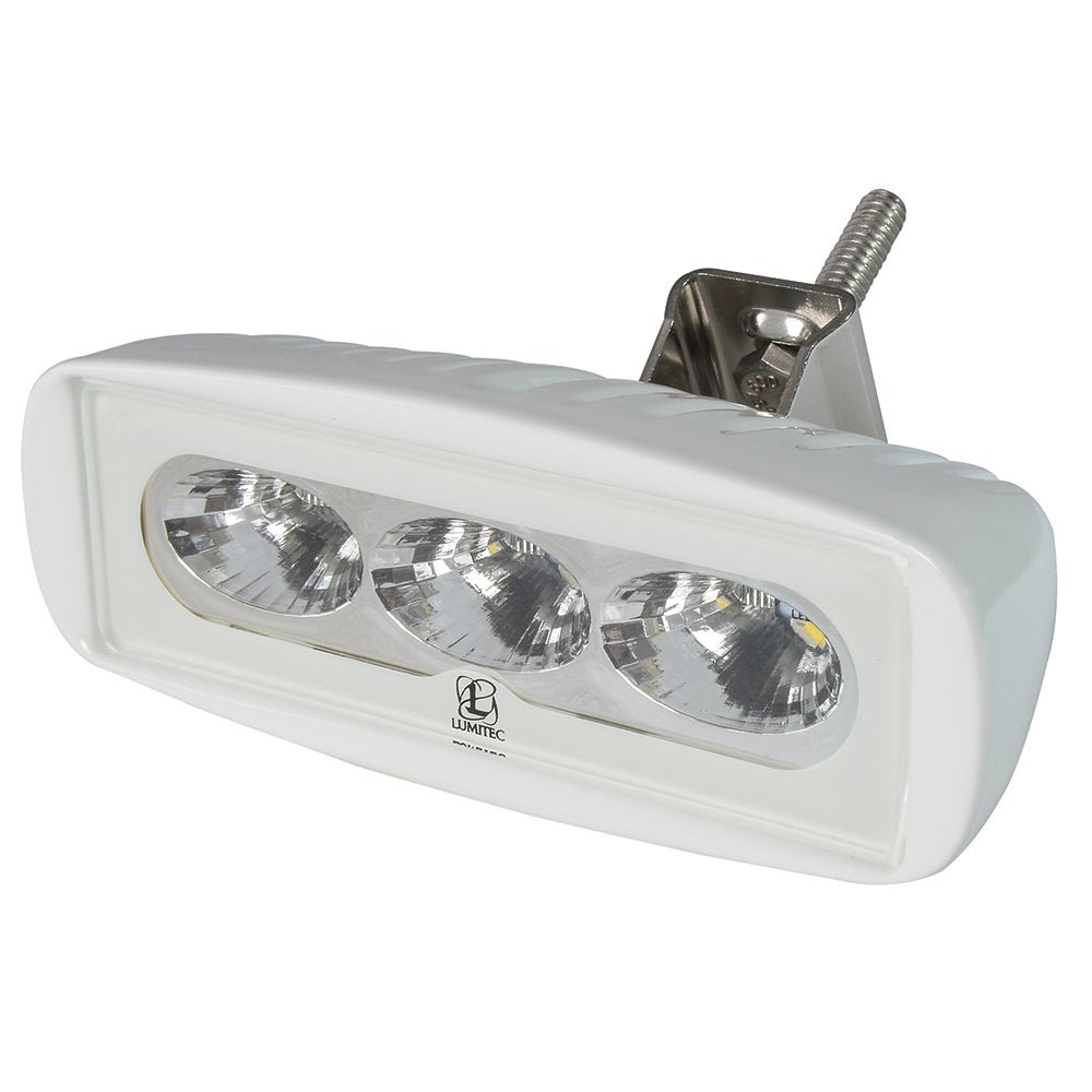 Lumitec CapreraLT - LED Flood Light - White Finish - White Non - Dimming - Clinch River Fishing USA