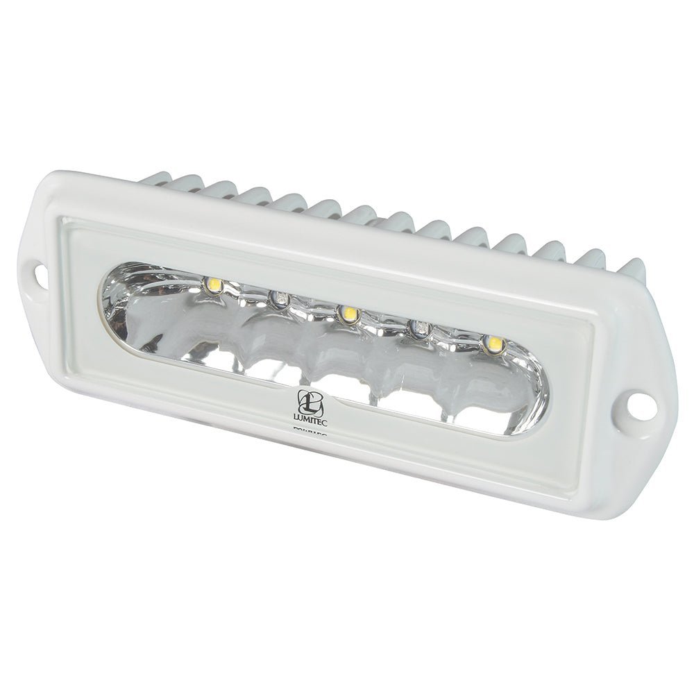 Lumitec Capri2 - Flush Mount LED Flood Light - 2-Color White/Blue Dimming - Clinch River Fishing USA