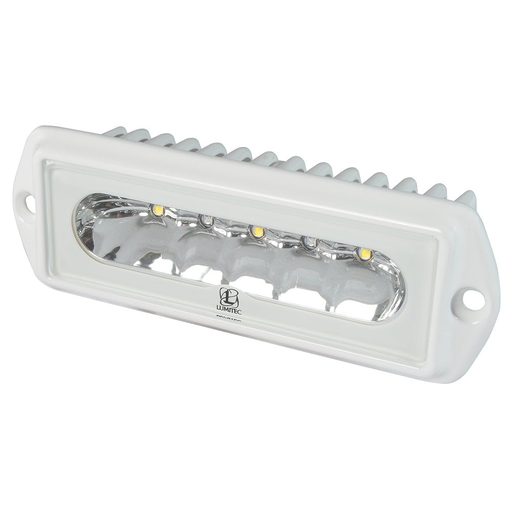 Lumitec Capri2 - Flush Mount LED Flood Light - 2 - Color White/Blue Dimming - Clinch River Fishing USA