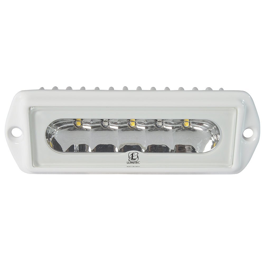 Lumitec Capri2 - Flush Mount LED Flood Light - 2-Color White/Blue Dimming - Clinch River Fishing USA