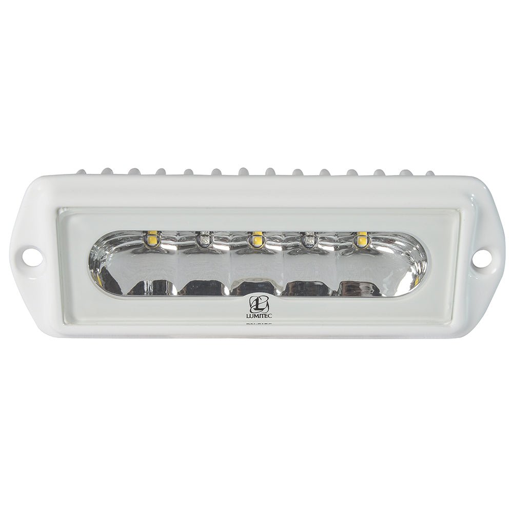 Lumitec Capri2 - Flush Mount LED Flood Light - 2 - Color White/Red Dimming - Clinch River Fishing USA