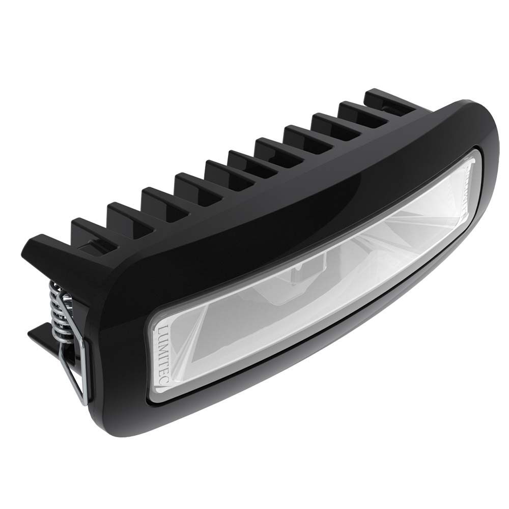 Lumitec Capri3 Spreader Light - White Non - Dimming - Black Housing - Clinch River Fishing USA