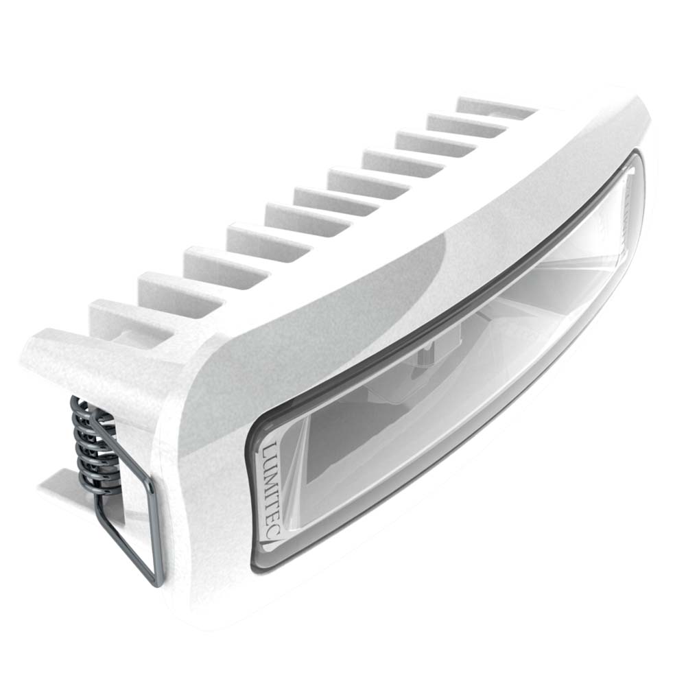 Lumitec Capri3 Spreader Light - White Non-Dimming - White Housing - Clinch River Fishing USA