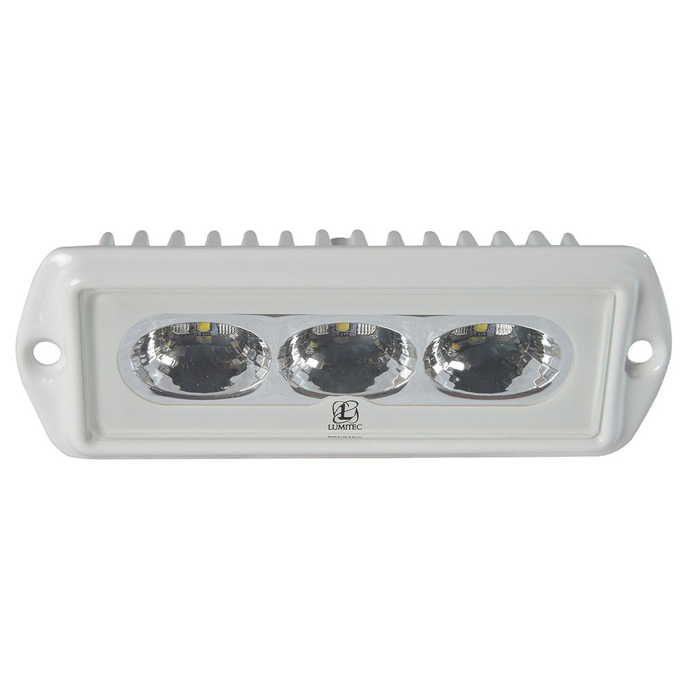 Lumitec CapriLT - LED Flood Light - White Finish - White Non-Dimming - Clinch River Fishing USA