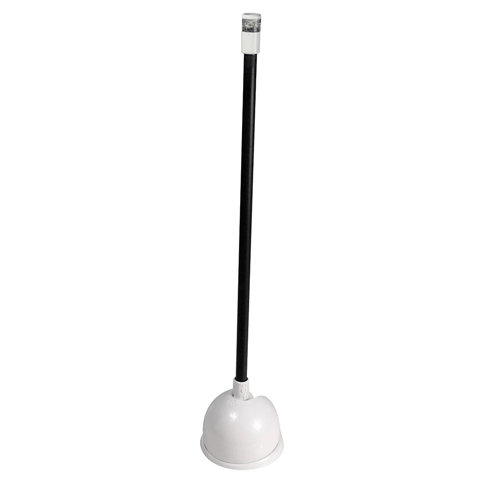 Lumitec Contour 39in Anchor Light, Black Sleeve White Base 12/24vDC - Clinch River Fishing USA