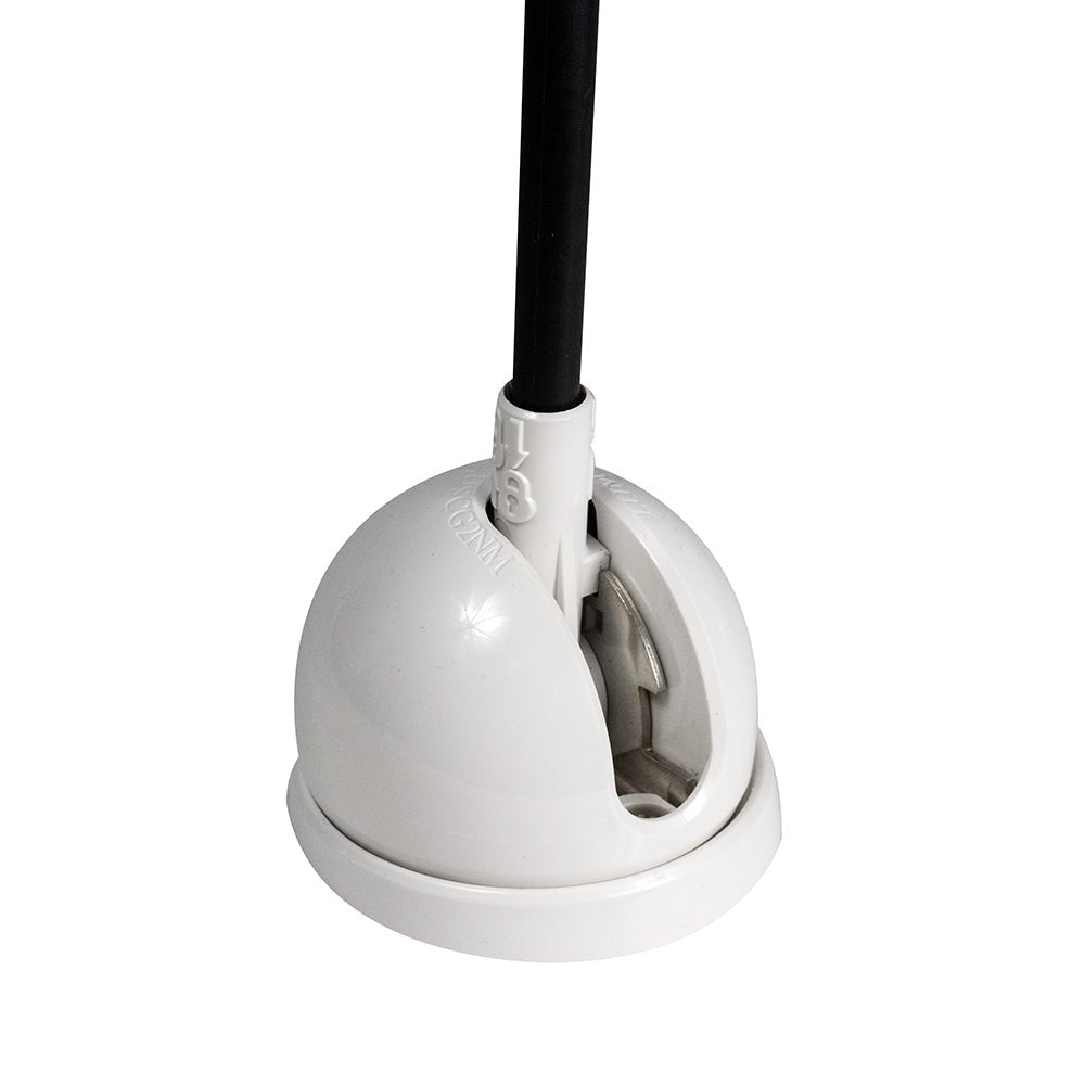 Lumitec Contour Anchor Light - 12" - Black Shaft White Base - Clinch River Fishing USA