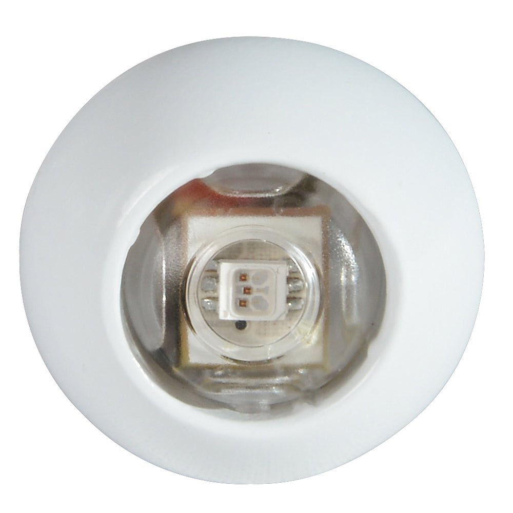 Lumitec Exuma Courtesy Light - White Housing - Blue Light - Clinch River Fishing USA