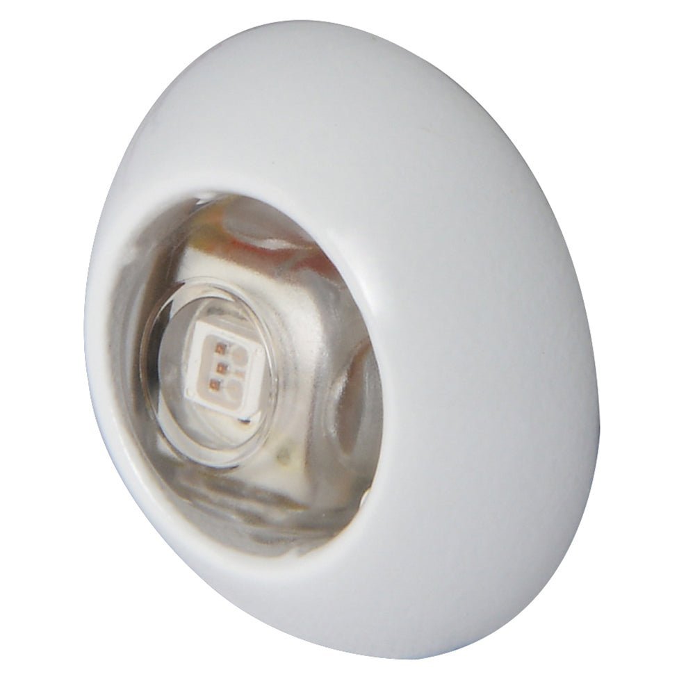 Lumitec Exuma Courtesy Light - White Housing - Blue Light - Clinch River Fishing USA