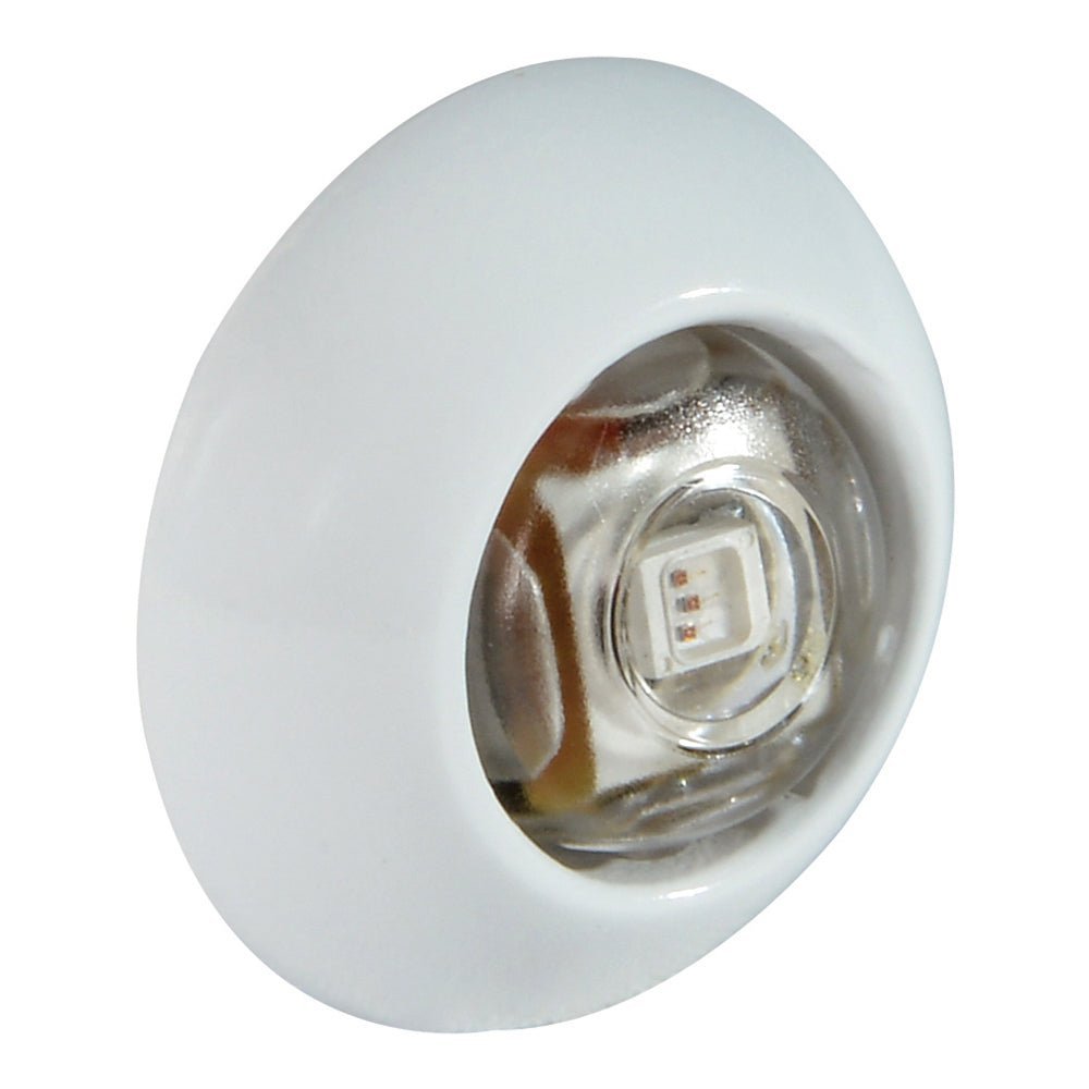 Lumitec Exuma Courtesy Light - White Housing - Blue Light - Clinch River Fishing USA