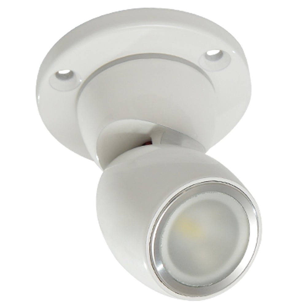 Lumitec GAI2 White Dimming/Red & Blue Non-Dimming Heavy Duty Base - White Housing - Clinch River Fishing USA