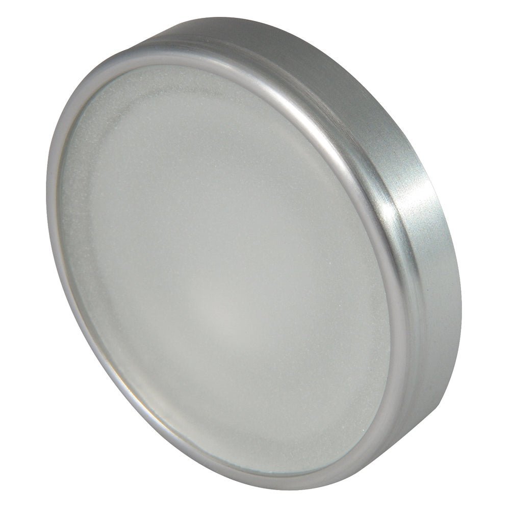 Lumitec Halo - Flush Mount Down Light - Brushed Finish - 4-Color White/Blue/Red/Purple Non-Dimming - Clinch River Fishing USA