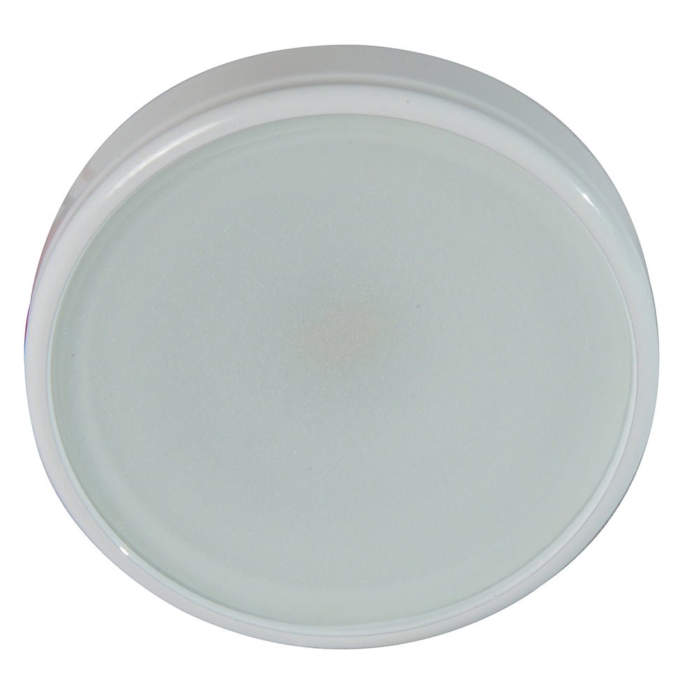 Lumitec Halo Flush Mount Down Light Spectrum RGBW - White Housing - Clinch River Fishing USA