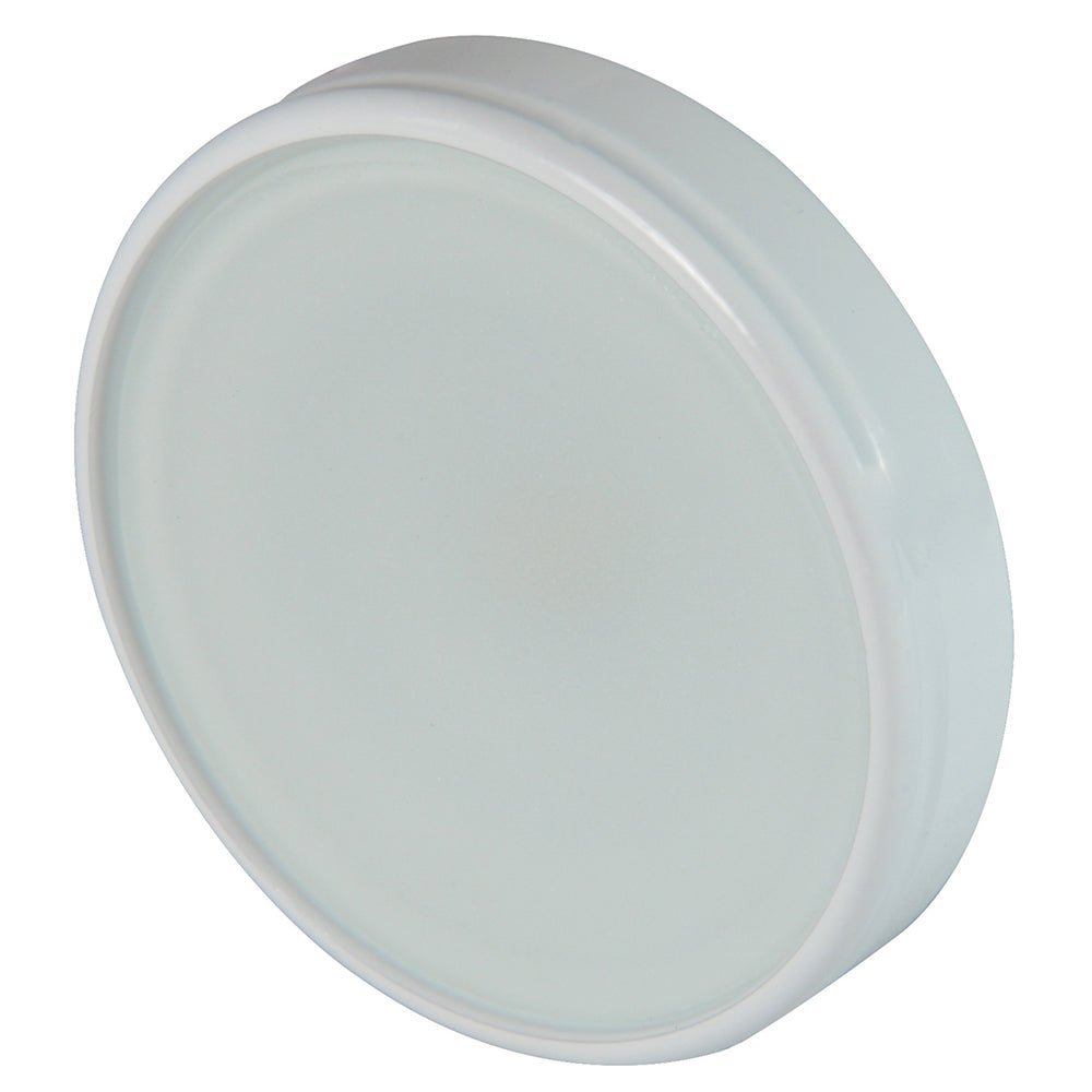 Lumitec Halo - Flush Mount Down Light - White Finish - 4-Color - White/Blue/Red/Purple Non-Dimming - Clinch River Fishing USA