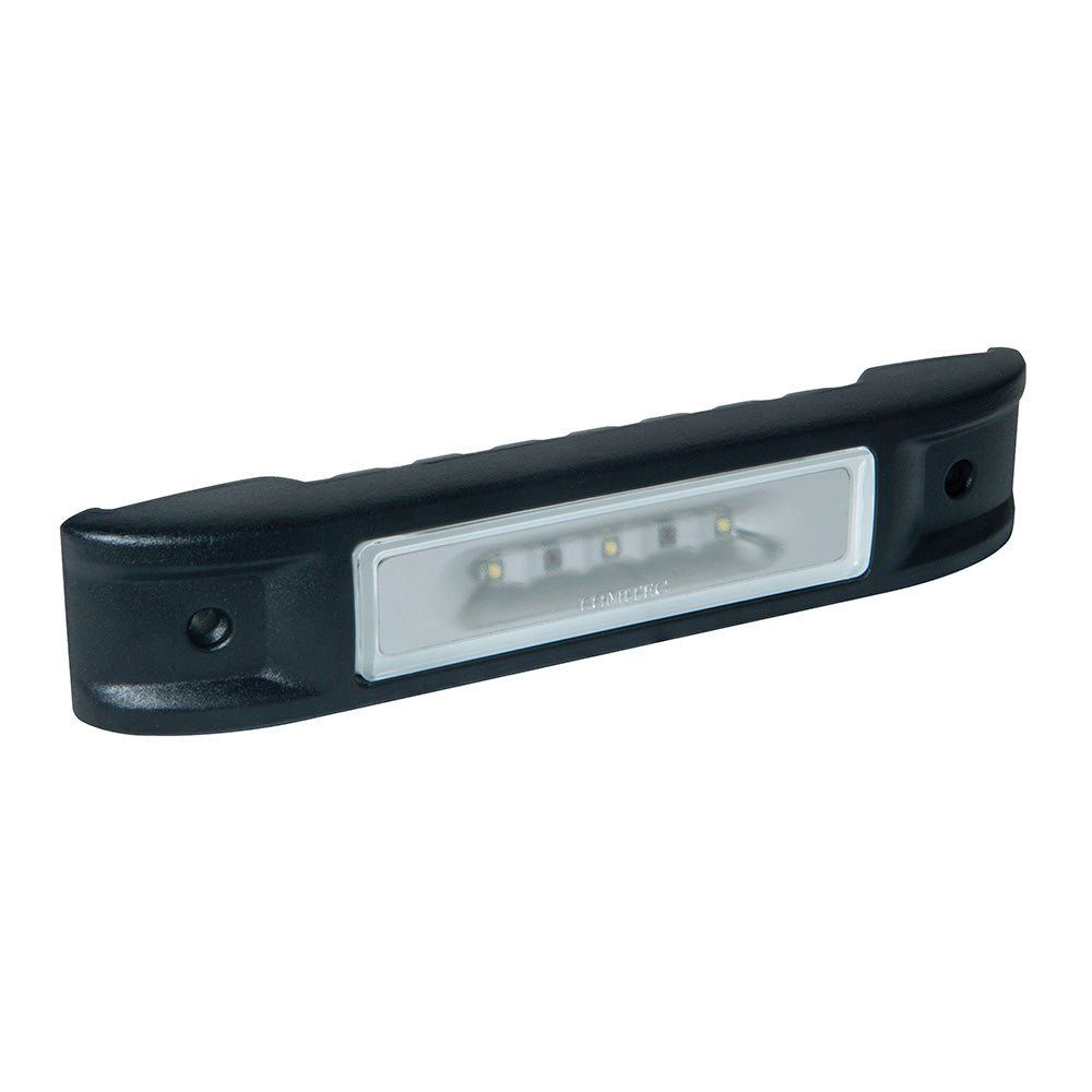 Lumitec Ibiza LED Engine Room Light - Non - Dimming White - Black Finish - Clinch River Fishing USA