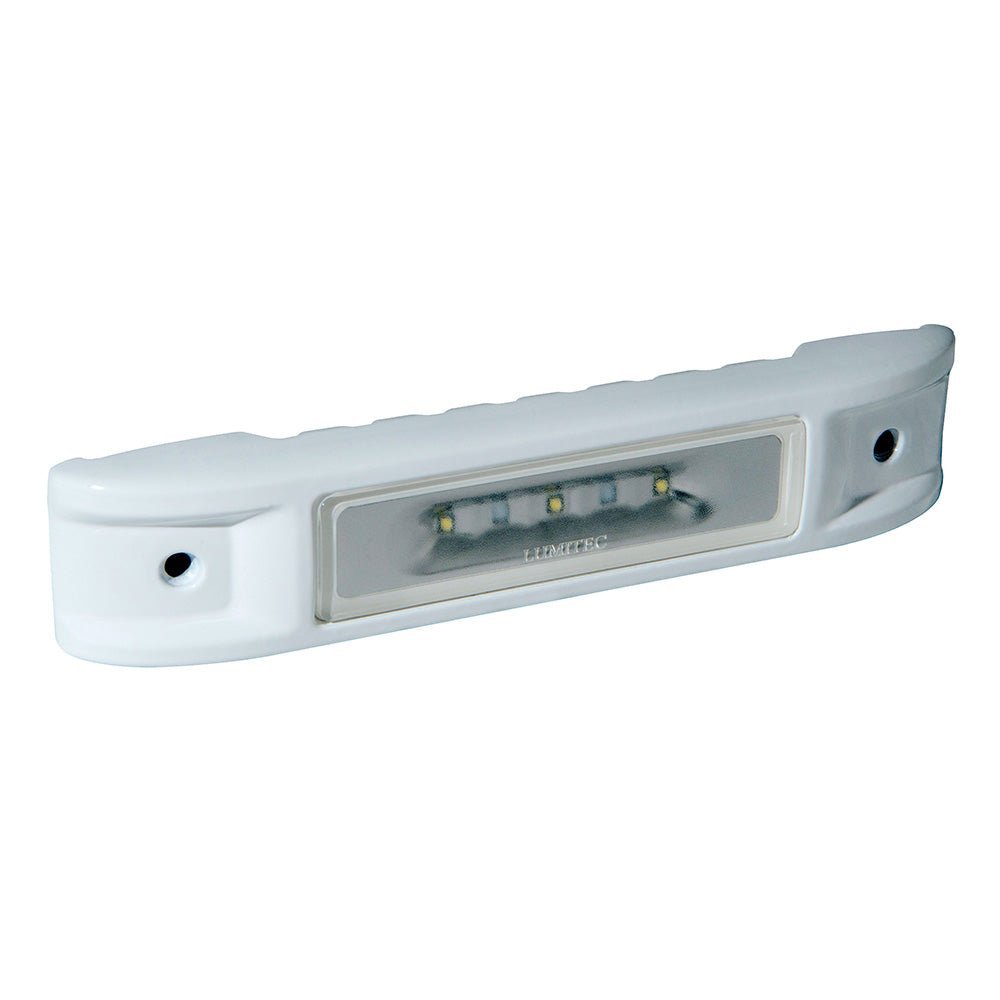 Lumitec Ibiza LED Engine Room Light - Non-Dimming White - White Finish - Clinch River Fishing USA