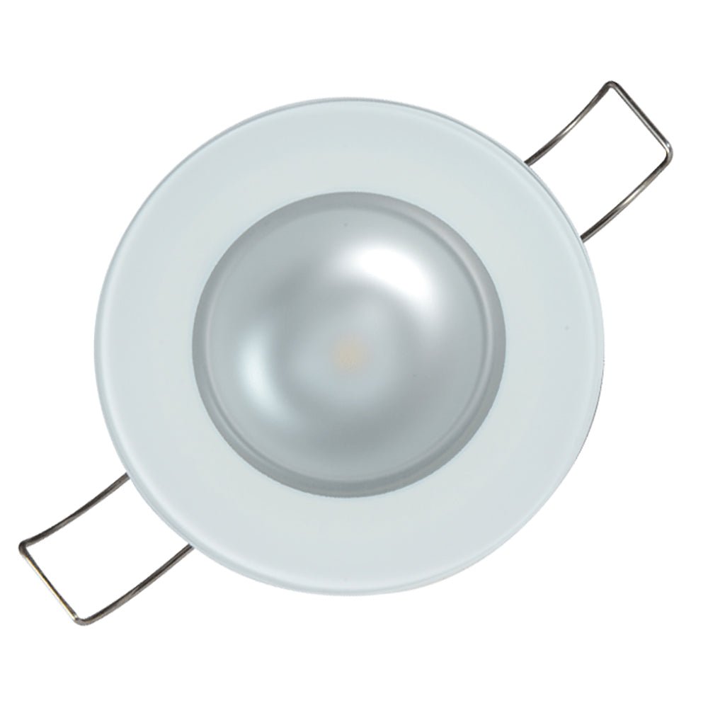 Lumitec Mirage Flush Mount Down Light Spectrum RGBW - Glass Bezel - Clinch River Fishing USA