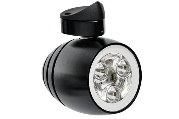 Lumitec Octane Tower/Spreader White LED Black Finish 12/24v - Clinch River Fishing USA