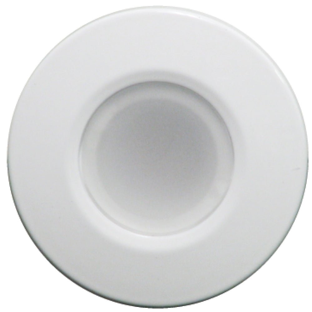 Lumitec Orbit Flush Mount Down Light - Blue Non-Dimming, Red Non-Dimming & White Dimming w/White Housing - Clinch River Fishing USA