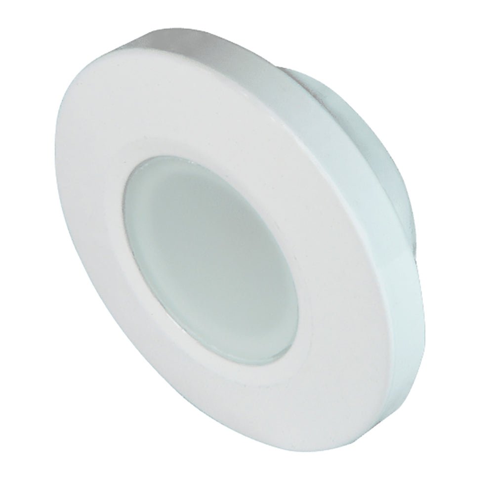 Lumitec Orbit Flush Mount Down Light Spectrum RGBW - White Housing - Clinch River Fishing USA