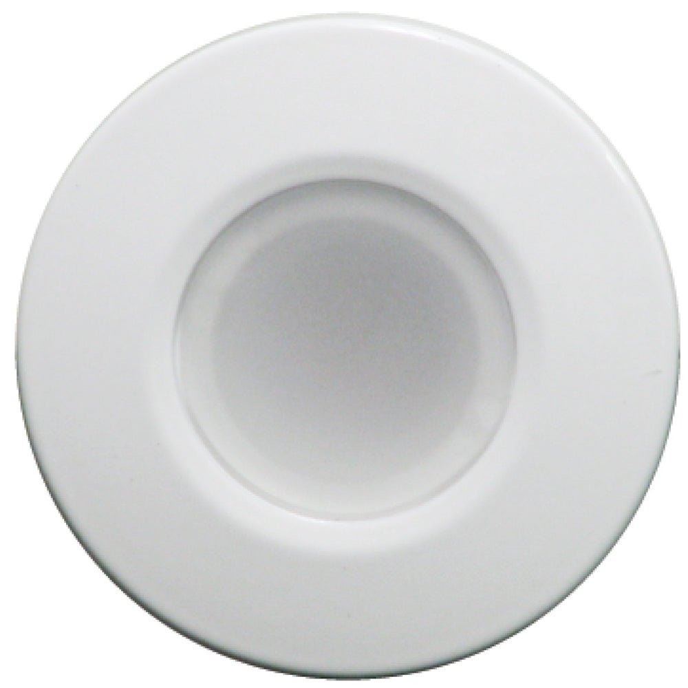 Lumitec Orbit - Flush Mount Down Light - White Finish - White Non-Dimming - Clinch River Fishing USA