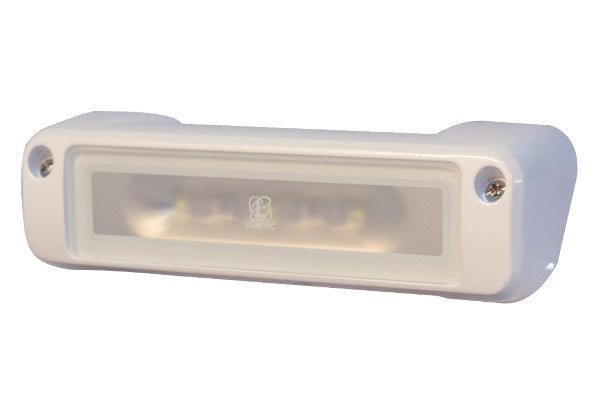 Lumitec Perimeter Flood Light White LED White Finish 12/24v - Clinch River Fishing USA