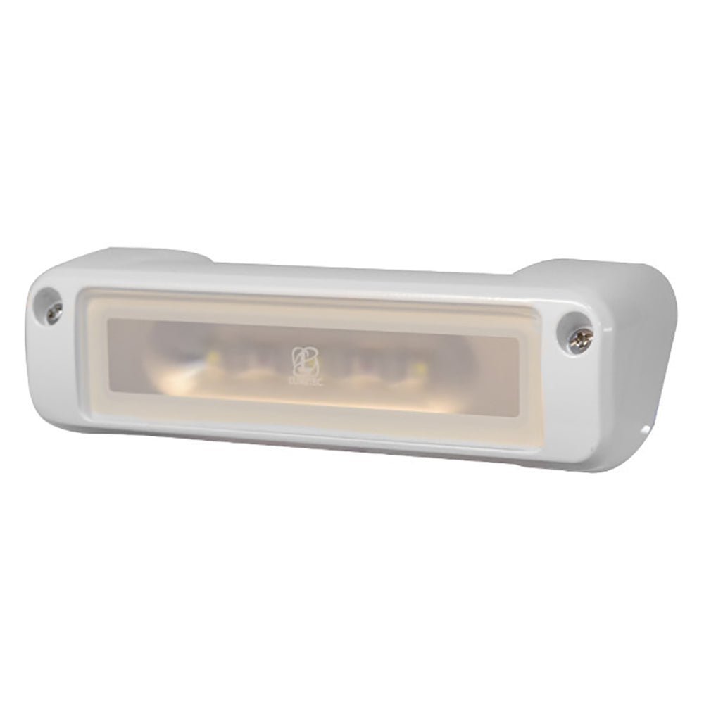 Lumitec Perimeter Light - White Finish - White/Red Dimming - Clinch River Fishing USA
