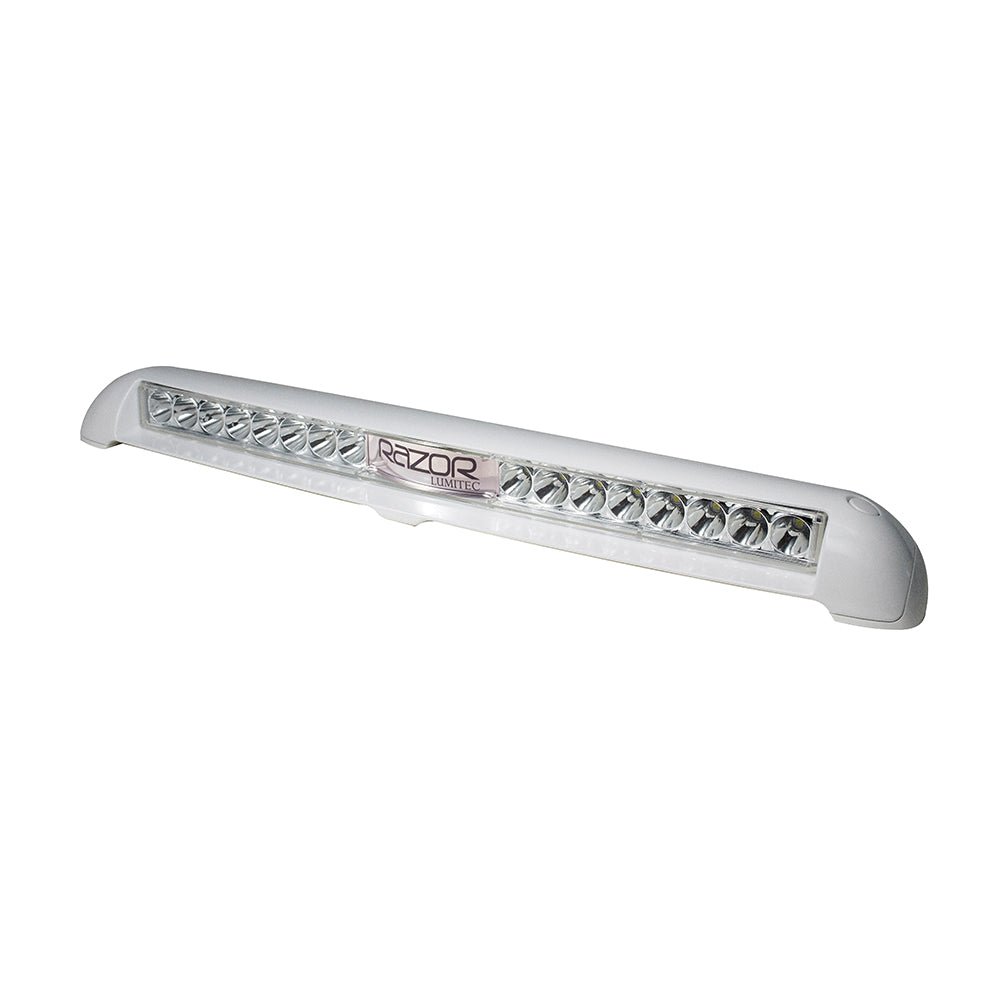 Lumitec Razor Light Bar - Spot - Flush Mount - White - Clinch River Fishing USA