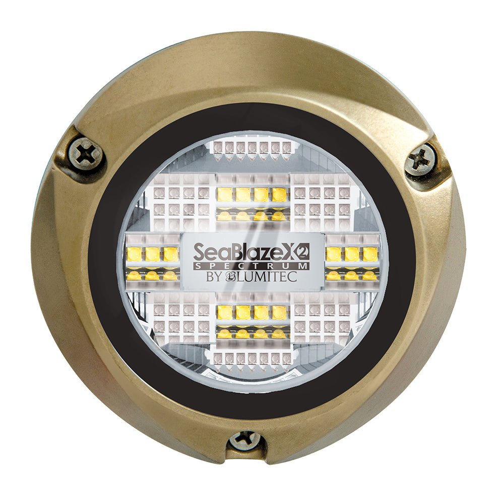 Lumitec SeaBlazeX2 Spectrum LED Underwater Light - Full - Color RGBW - Clinch River Fishing USA