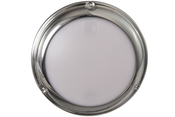 Lumitec Touch Dome White/Blue LED Light Stainless Finish 12/24v - Clinch River Fishing USA