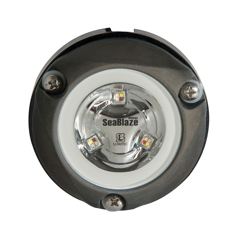 Lumitec Zambezi Mini Surface Mount Underwater Light - White - Non-Dimming - Clinch River Fishing USA