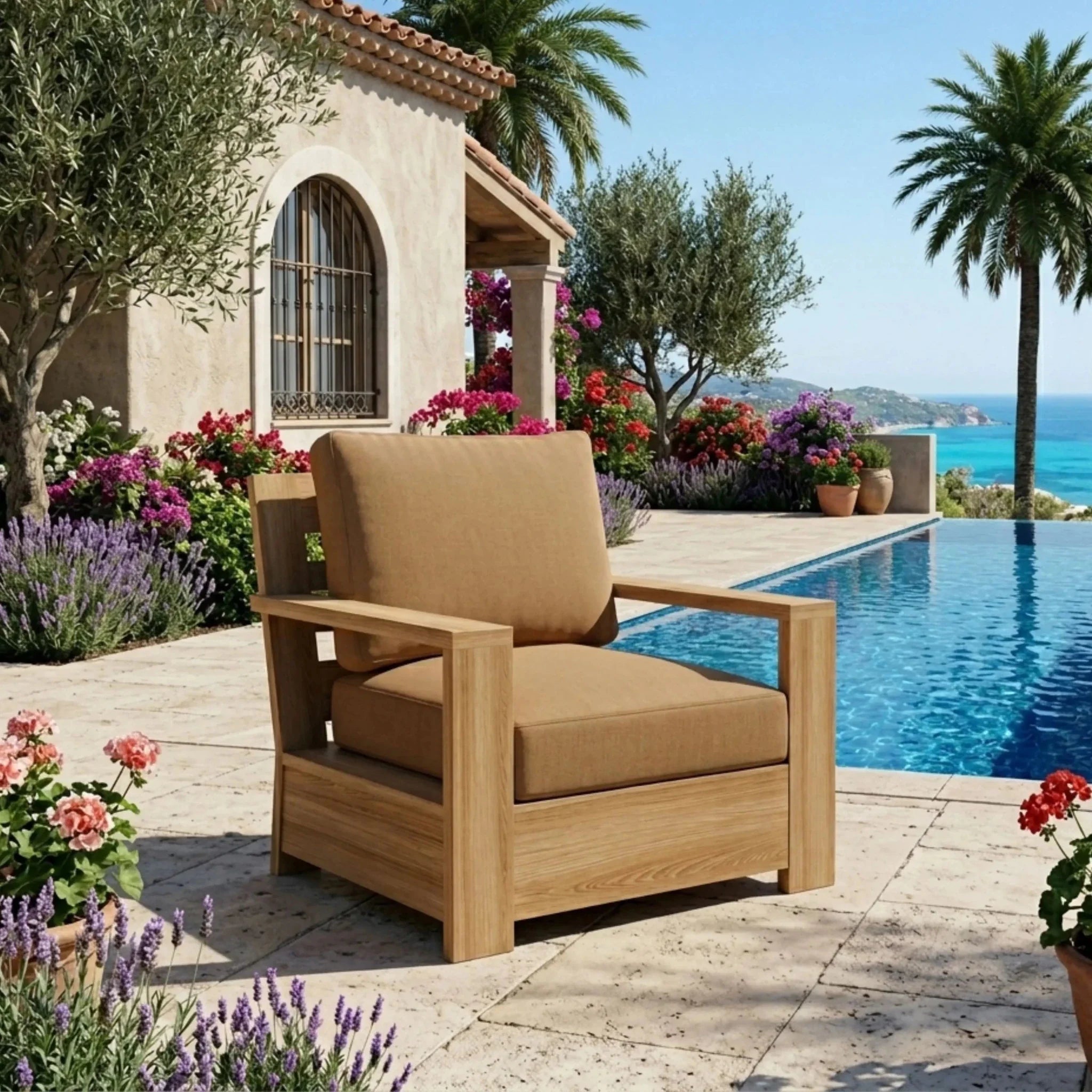 MADERA DEEP SEATING ARMCHAIR - Clinch River Fishing USA