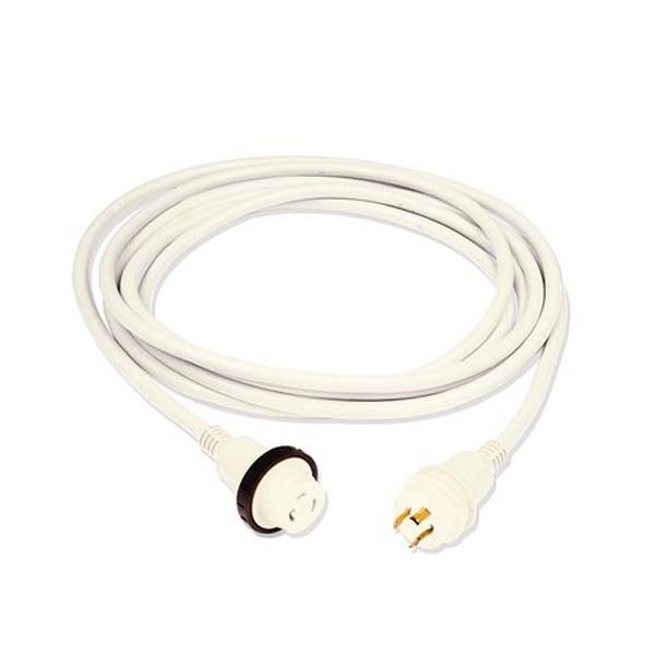 Marinco 50 Ft Powercord Plus 30 Amp White