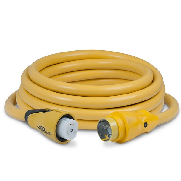 Marinco Eel 50' Cordset 50A Yellow