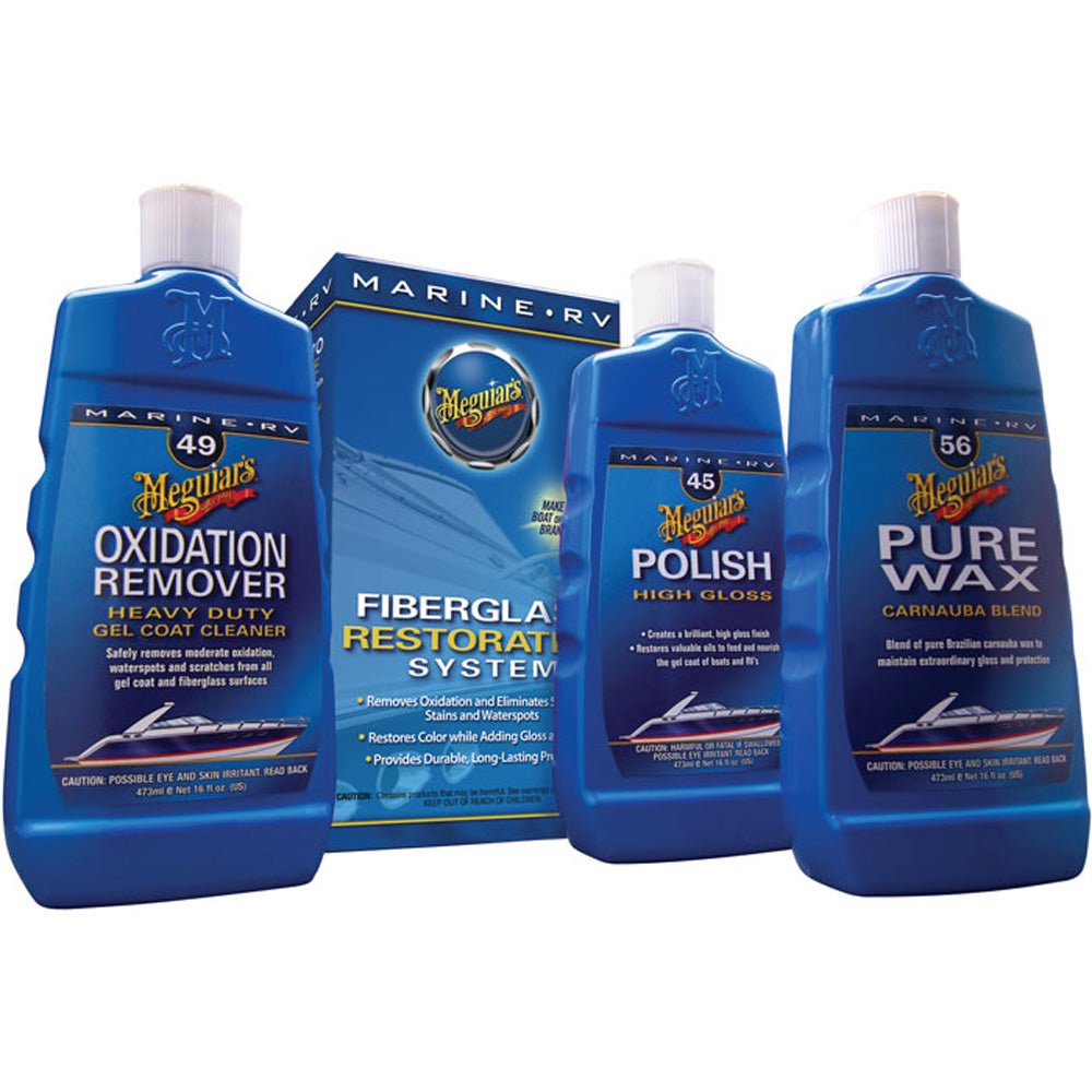 Meguiar's MG Fiberglass Oxidation Removal Kit - Clinch River Fishing USA