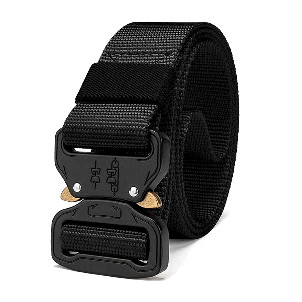 Mens Tactical Belt Riggers Style with Buckle - XG - TB1 - Clinch River Fishing USA