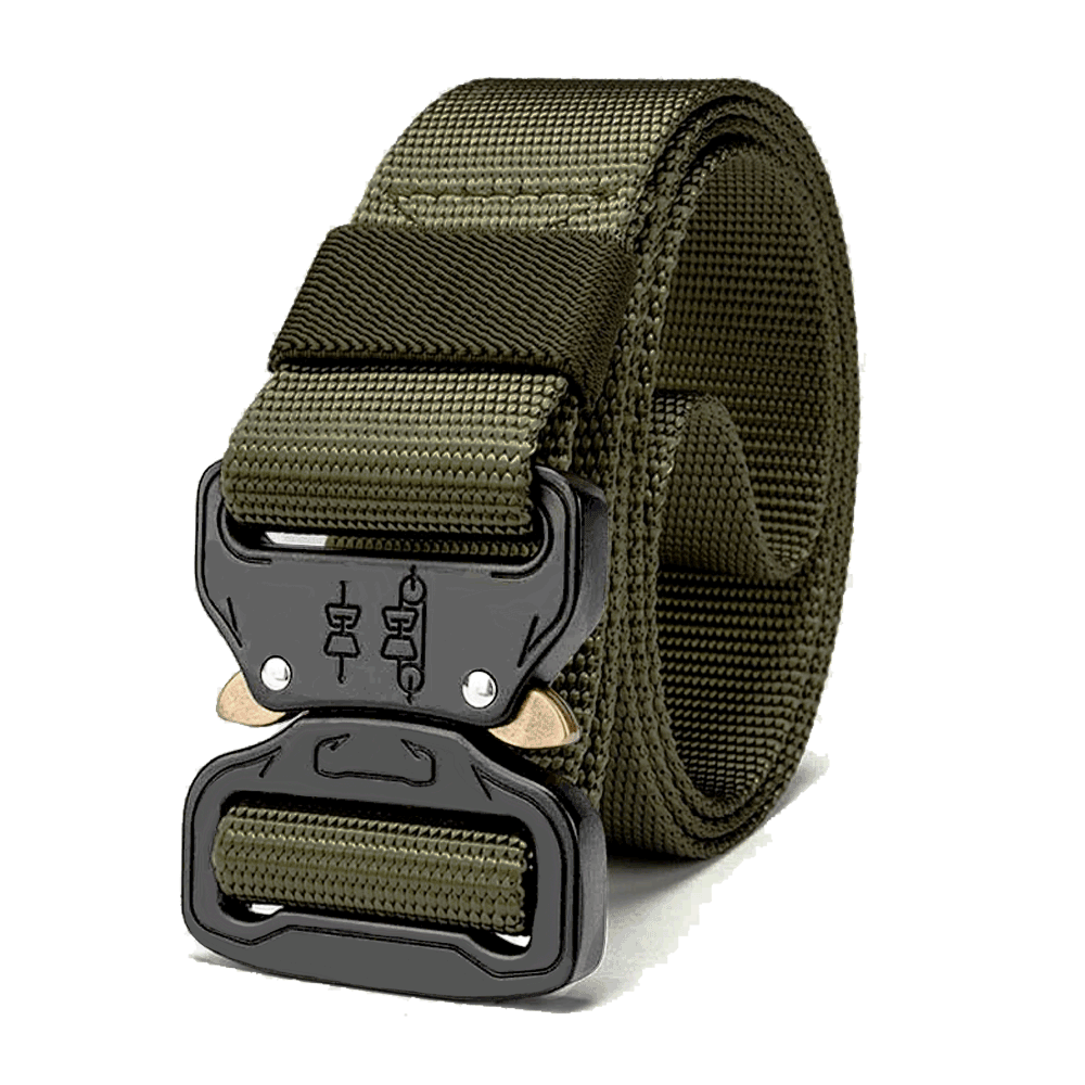 Mens Tactical Belt Riggers Style with Buckle - XG - TB1 - Clinch River Fishing USA