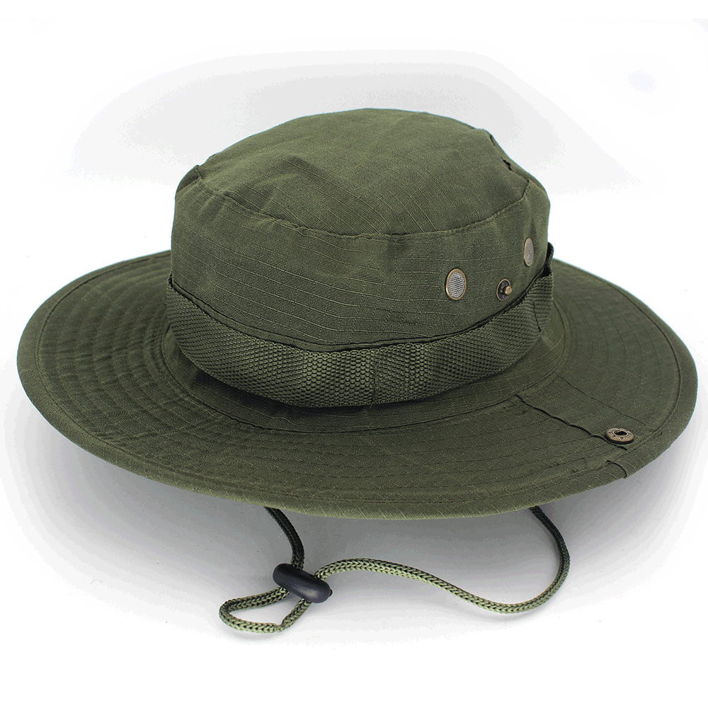 Military Wide Brim Boonie Bucket Hat - Clinch River Fishing USA