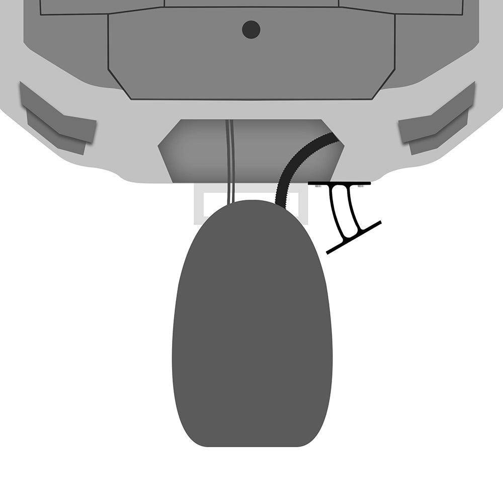 Minn Kota Raptor Direct Mount Angle Bracket - Black - Clinch River Fishing USA