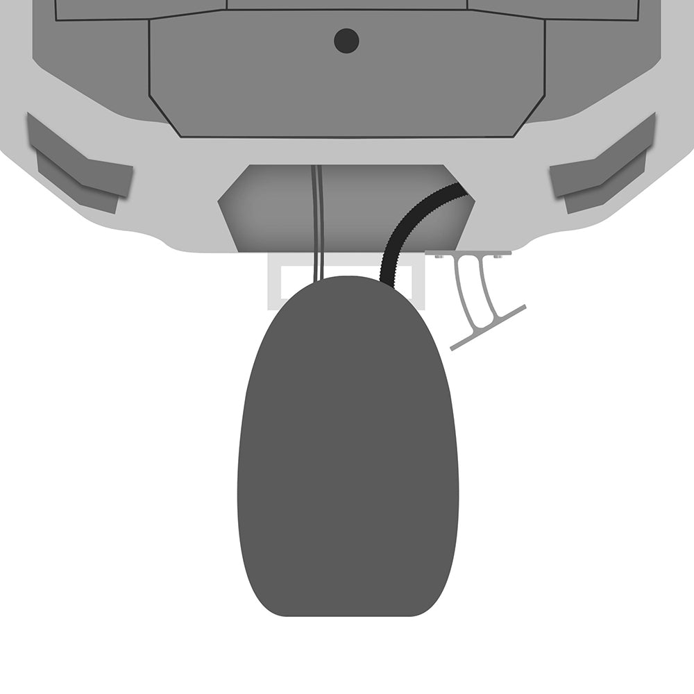 Minn Kota Raptor Direct Mount Angle Bracket - White - Clinch River Fishing USA