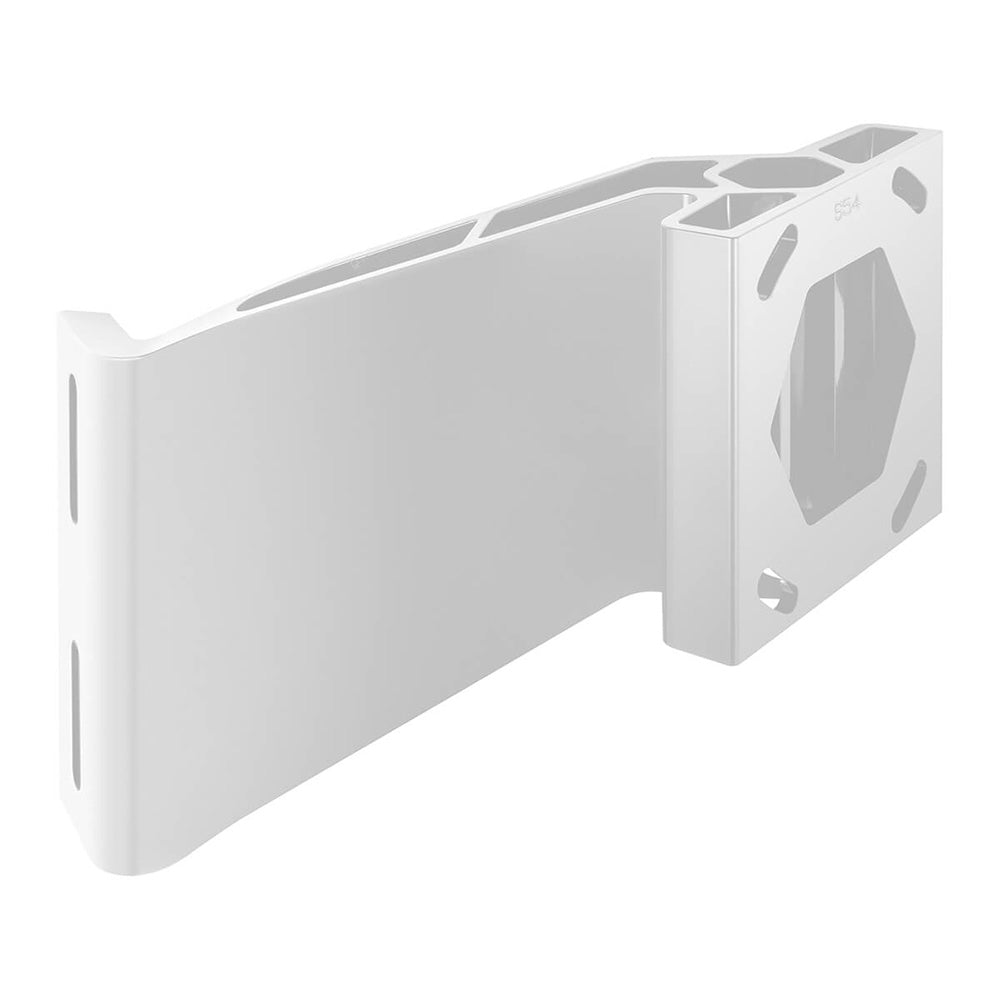 Minn Kota Raptor Jack Plate Adapter Bracket - Starboard - 5" Setback - 4" Rise - White - Clinch River Fishing USA