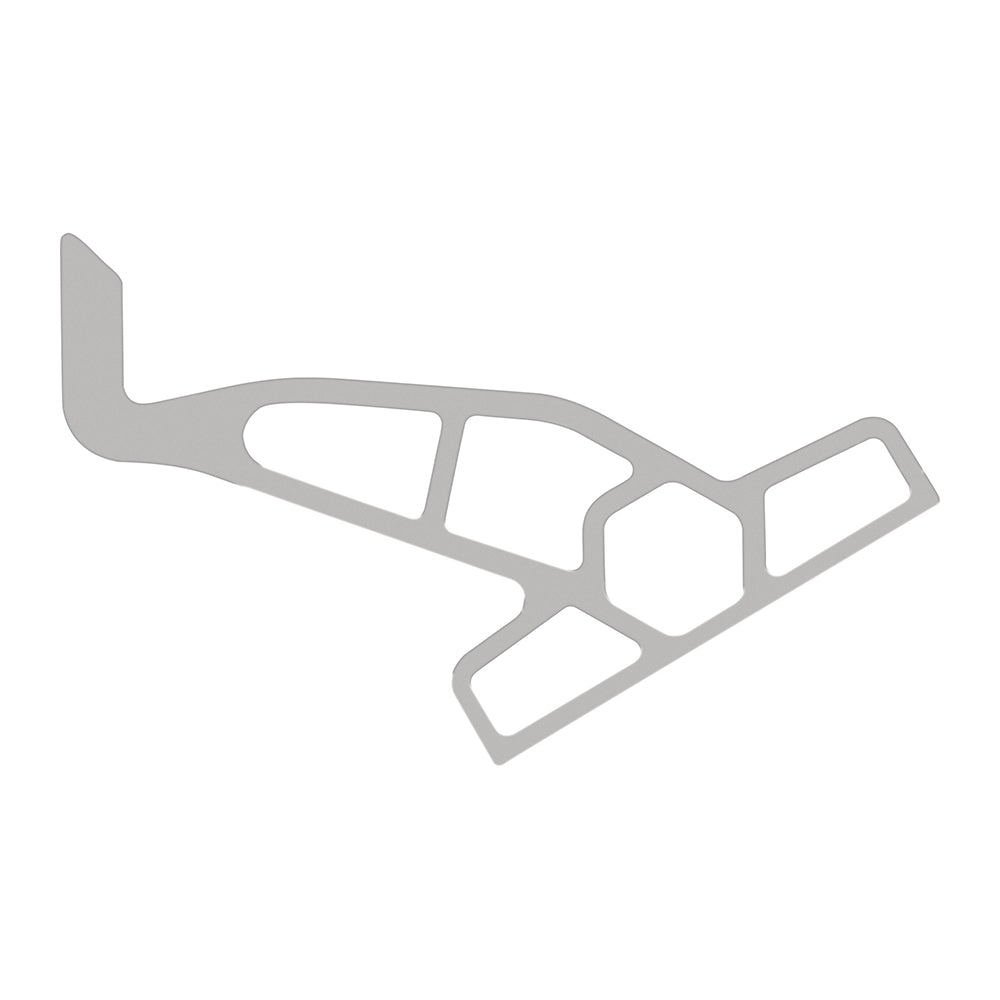 Minn Kota Raptor Jack Plate Adapter - Starboard - 2" Setback - 6" Rise - White - Clinch River Fishing USA