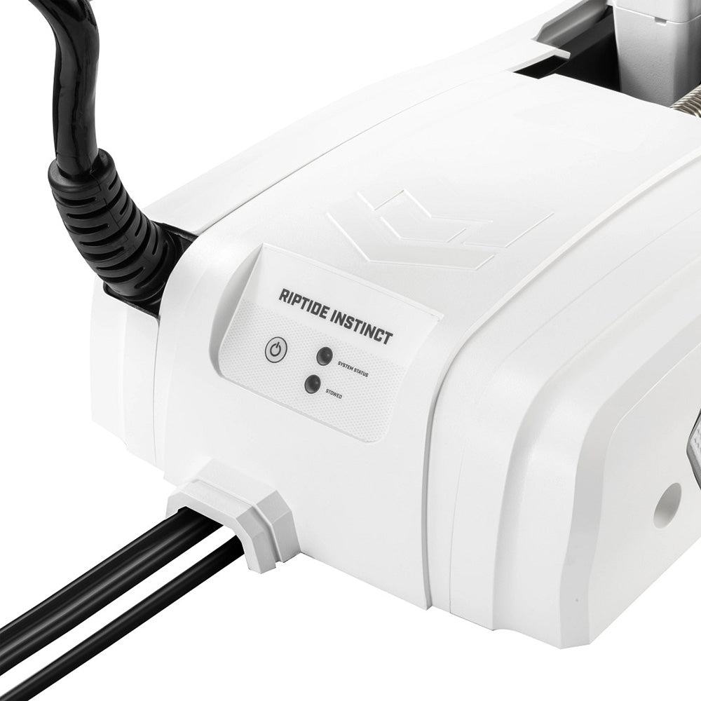 Minn Kota Riptide Instinct QUEST™ 90/115 Trolling Motor w/Wireless Remote - 24/36V - 90/115LBS - 100" - White - Clinch River Fishing USA