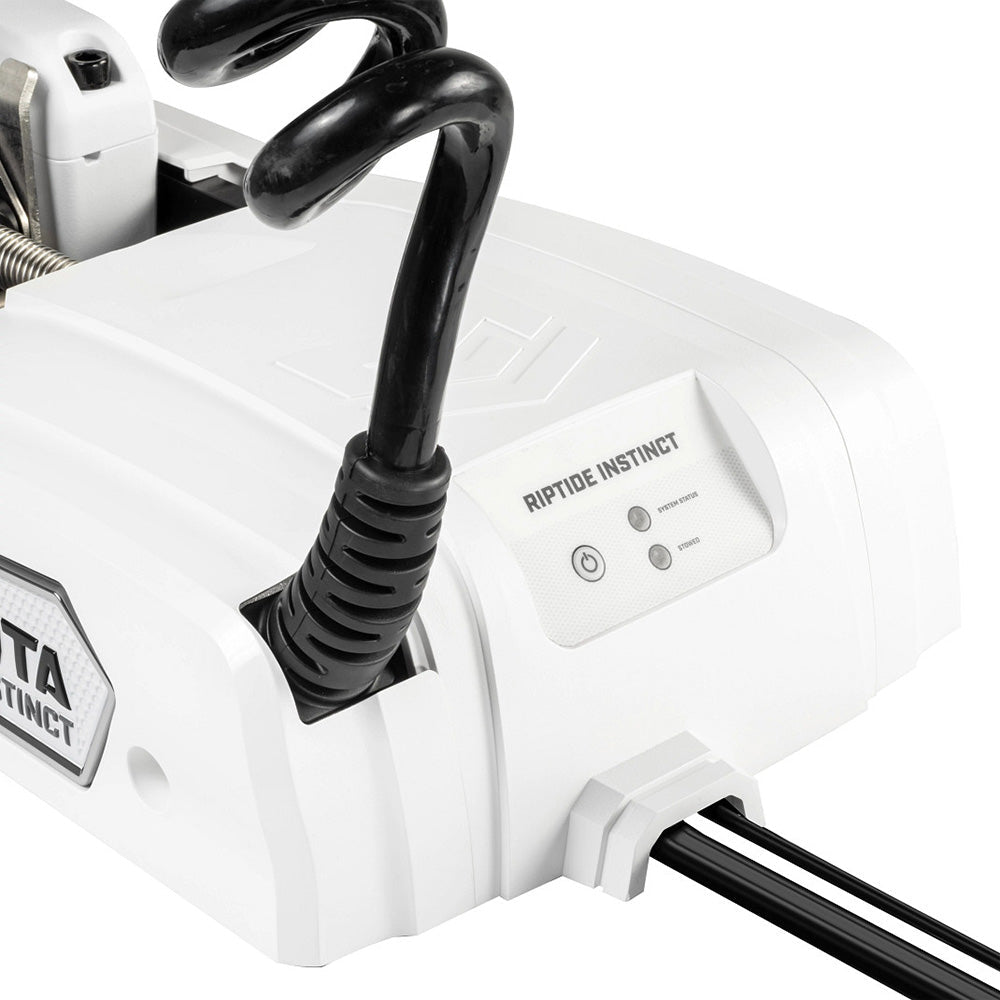 Minn Kota Riptide Instinct QUEST™ 90/115 Trolling Motor w/Wireless Remote - 24/36V - 90/115LBS - 87" - White - Clinch River Fishing USA